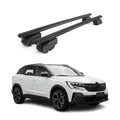 Produktbild: Dachträger Grundtäger für Renault Austral 2022-2026 75kg Aluminium Schwarz 2 tlg
