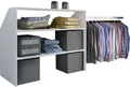 Produktbild: VCM Kleiderschrank Offener Kleiderschrank Dachschrägen Regal Dacho l (1-St) 90x100x50cm Regal, Begehbarer