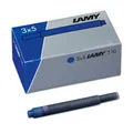 Produktbild: 15x LAMY Tintenpatronen T10 blau löschbar für Füller Füllhalter Füllfederhalter