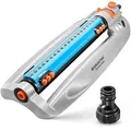 Produktbild: GRÜNTEK Rasensprenger bis 462 m2 für große Rasenflächen mit Turbo-Motor, Viereckregner Rasen-Sprinkler mit Variabler Breite, größte Bewässerungsfläche