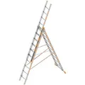 Produktbild: Layher Mehrzweckleiter Topic 1040, 3-teilig, mit 3 x 10 Sprossen