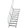 Produktbild: MUNK Treppe 45°  inkl. einen Handlauf, 800mm Stufenbreite, 9 Stufen
