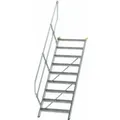 Produktbild: MUNK Aluminium-Treppe Stufen 45° 9 Stufen