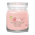 Produktbild: Yankee Candle Signature Duftkerze | Frisch geschnittene Rosen Jar Kerze mit Doppeldochten | Sojawachs-Mischung lange brennende Kerze | Perfektes Geschenk für Frauen
