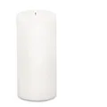 Produktbild: EDZARD Teelichthalter Dauerkerze Cornelius, weiß, Höhe 15 cm, Durchmesser 8 cm, beidseitig verwendbar für Normale Teelichter und höhere Teelichter mit Kunststoffhülle, hitzebeständig bis 90 Grad