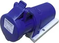 Produktbild: MENNEKES CEE Wanddose TwinCONTACT 1341 | 16A 3-polig | 6h | 230V | IP44 | schraublose Feder-Klemmtechnik | blau