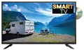 Produktbild: Reflexion 40 Zoll Smart Wide-Screen Full HD LED-Fernseher für Wohnmobile mit DVB-T2 HD, DVD-Player, Triple-Tuner und 12 Volt KFZ-Adapter (12 V/24 V, HDMI, USB, EPG, CI+, DVB-T Antenne), Schwarz
