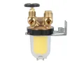 Produktbild: Oventrop Heizölfilter, Zweistrang Oilpur Siku 3/8 Zoll IG x 3/8 Zoll AG, mit Abs