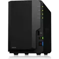 Produktbild: Synology Disk Station DS218 - NAS-Server - 2 Schächte - SATA 6Gb/s - RAID 0, 1, JBOD - RAM 2 GB