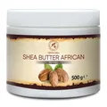 Produktbild: Sheabutter - 500g - Butyrospermum Parkii aus Afrika - Körperbutter - Karité Body Butter - Emollient - Shea Butter - für Sehr Trockene Haut - Haarkur - Hautpflege - Nägelpflege - Handpflege - Massage