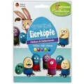Produktbild: HEITMANN 5 Eier Farben Freche Eierköpfe färben und dekorieren mit Sticker neu