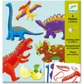 Produktbild: Djeco Hampelmänner zum Ausmalen Dinos (5409680)