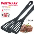 Produktbild: 2 x Westmark Pfannenwender Wender Gentle Plus PPA, glasfaserverstärkt, anthrazit