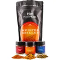 Produktbild: Hallingers Genuss Manufaktur Grillen Wundertüte Geschenkset Pulled Pork Steak Gewürze & Pfeffermix für die Grillparty, Gewürze Set 
