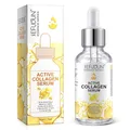 Produktbild: P-Beauty Gesichtsserum mit Kollagen & Hyaluron - Collagen Serum für straffere Haut mit Vitamin C, E, B3, 3-Ceramiden & pflanzlichen Wirkstoffen - Anti-Aging Anti-Falten - Gesichtspflege Serum - 1x30ml
