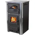 Produktbild: Eek A Kaminofen Mit Backfach Und Herdplatte Mit Glaskeramik Abc Concept 2 Air Mini Mehrfachbelegung Holzofen 10 Kw Kamin Ofen Holz Werkstattofen Schwedenofen Hüttenofen Heizofen Holzofen
