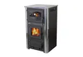Produktbild: ABC Proizvod Kaminofen Dauerbrand mit Backfach und Herdplatte mit Glaskeramik Air Mini, Dauerbrand, Mehrfachbelegung, für Holz und Brikett