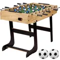 Produktbild: GAMES PLANET® Tischfussball Belfast, klappbar, Holz hell