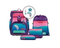 Produktbild: Step by Step Schulranzen Schulranzen-Set CLOUD OCEAN Dolphin Lana 5-teilig (5-teilig), Grundschulranzen, ergonomisch, Easy-Grow-System