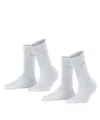 Produktbild: Esprit Socks Esprit Tagessocken Crew Basic Uni (weiche Baumwolle) weiss Damen - 2 Paar