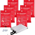 Produktbild: Feuerlöschdecke 1x1m DIN EN 1869 Fettbrand Sch