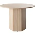 Produktbild: Selsey Hexa - Esstisch, Esszimmertisch rund 110 cm - Lindberg Eiche - Naturbelassen