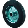 Produktbild: BS Rollen Gummirad schwarz, Stahlfelge, Rollenlager, Ø Rad 160 mm, Tragkraft 135 kg