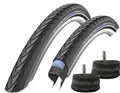 Produktbild: 2x Schwalbe 28x1.75 Marathon Plus 47-622 +2x AV 17 Schlauch HS 440 Pannenschutz