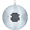 Produktbild: Relaxdays Discokugel Glas Silber Mit Öse 20 cm 0,5 kg