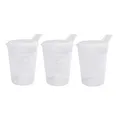 Produktbild: Medi-Inn Schnabelbecher Set - 3 Stück, mit Trinköffnung 12 x 10 mm, transparent
