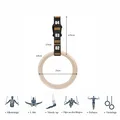 Produktbild: Holz-Fitnessringe – Gymnastik-Ringe, langlebig, sicher & für Zuhause