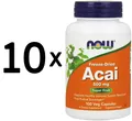 Produktbild: 10 x NOW Foods Acai, Vcaps - 100 caps (177,77 EUR/kg)