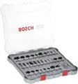 Produktbild: Bosch 30x PRO Fräser-Set gemischt, 30-tlg. (für Weichholz, Hartholz, Ø 4-32 mm, Professional Zubehör Handfräse, Kantenfräse)