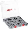Produktbild: Bosch Fräser Set Mixed 30 teilig 6mm Schaft 2607017474 im Kunststoffkoffer