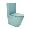 Produktbild: Stand WC Kombination Spülkasten spülrandlos SoftClose WC-Sitz grün türkis matt