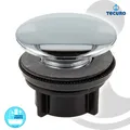 Produktbild: tecuro Hahnlochstopfen Deckrosette Ø 42 mm verchromt