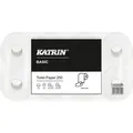 Produktbild: Katrin 169505 Basic Toilet 250 Toilettenpapier 2-lagig 250 Blatt weiß 1 Pack = 64 Rollen