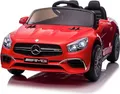 Produktbild: Kinder Elektroauto Mercedes Benz SL63 AMG rot Zwei Motoren, LED, FB,uvm.