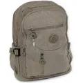 Produktbild: Bag Street Nylon Rucksack Damen Herren Sporttasche stone braun 30x18x38 D2OTJ604L - Grau