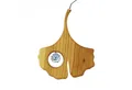 Produktbild: mitienda Fensterdekoration (Fensterbilder) Fensterdeko aus Holz, Ginkgo mit Kristall