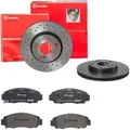 Produktbild: BREMBO Bremsbelagsatz, Scheibenbremse vorne rechts links mit Zubehör für FIAT OPEL ABARTH 95599885 71770116 71770106 P 23 137