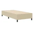 Produktbild: vidaXL Bett Plattformbettgestell Grau-Grün 90 x 190 cm Stoff (1-tlg)