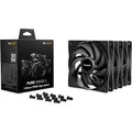 Produktbild: Pure Wings 3 120mm PWM high-speed 3-Pack, Gehäuselüfter schwarz, 3er-Pack, 120 mm