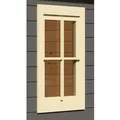 Produktbild: Karibu Fenster für 38 mm Häuser inkl. D/K-Beschlag Aktion Elfenbeinweiß