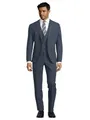Produktbild: Steffen Klein Herren Anzug - Dreiteiler - Slim Fit - Größe 54 - Business Anzug mit Weste - Elastischer Komfort - Graublau