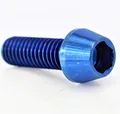 Produktbild: F26 Titan M5 Schraube DIN 912 konisch (Blau, 18mm)