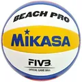 Produktbild: Mikasa Beachvolleyball BV550C, Größe 5, weiß/blau/gelb, 280 Gramm, Spielball