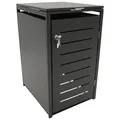 Produktbild: Mülltonnenbox Mülltonnenhaus Müllbox 120 + 240 Liter 68x80x116cm, Stahl grau