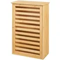 Produktbild: [en.casa] Bad-Hängeschrank, Natur, Holz, Bambus, Rechteckig, 37x54.5x16 cm, Badezimmer, Badezimmerschränke, Hängeschränke