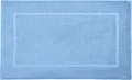 Produktbild: REDBEST Duschvorlage, Badteppich New York hellblau Größe 50x80 cm - saugstark, sehr strapazierfähig, hautsympathisch, trittweich, 100% Baumwolle